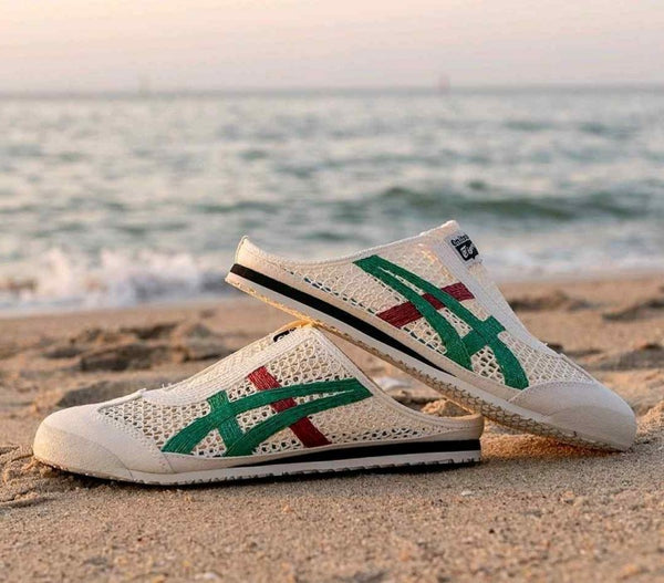 Onitsuka Tigerr Sabot White Green Fix 720