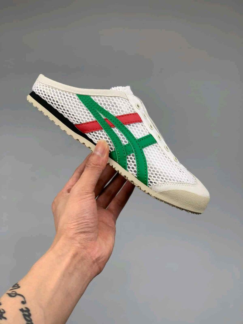 Onitsuka Tigerr Sabot White Green Fix 720