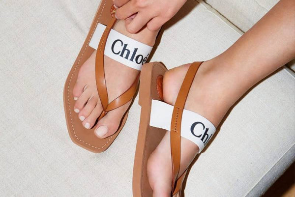 Chloe Woody Thong Sandal With Original Box & Dust Cover