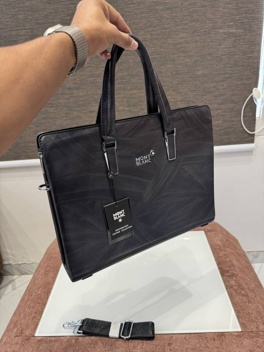 Mont Blanc Premium Laptop Bag X Office Bag M610 Black
