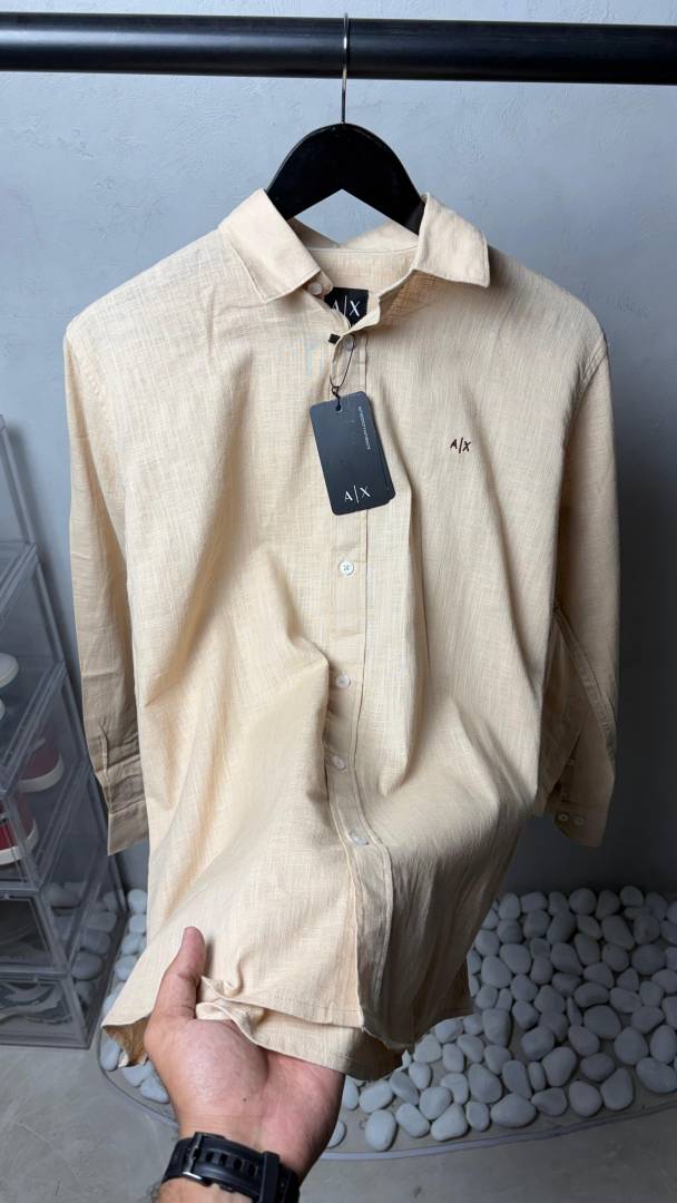 Armani Exchang e Premium Linen Shirts 2427.