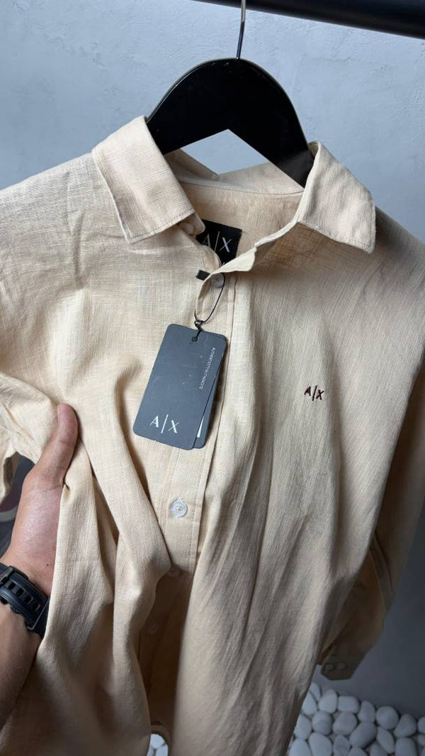 Armani Exchang e Premium Linen Shirts 2427.