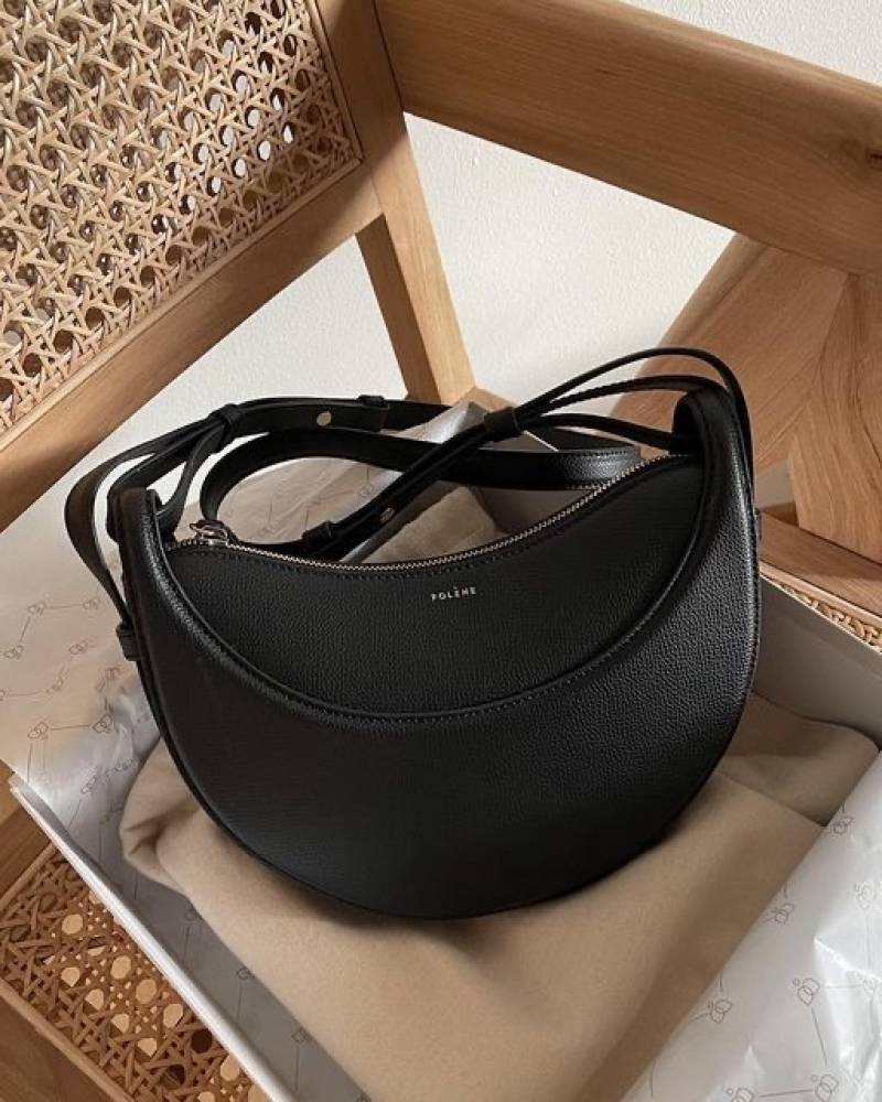 Polenne Numero Black Dix Crossbody Bag With OG Box & Dust Bag 368 Black