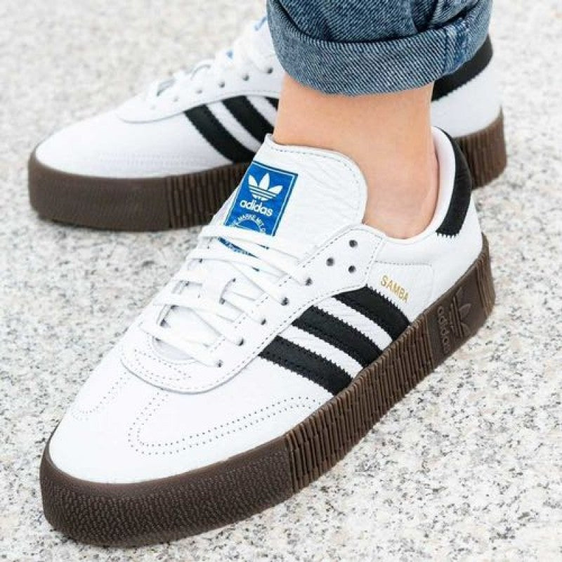 Adidas samba platform white 101 sale