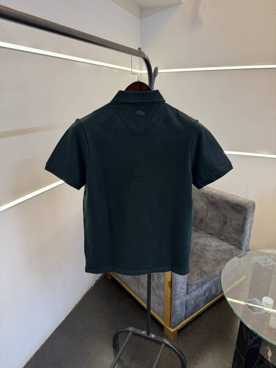 Lacoste imported polo tshirt bottle green