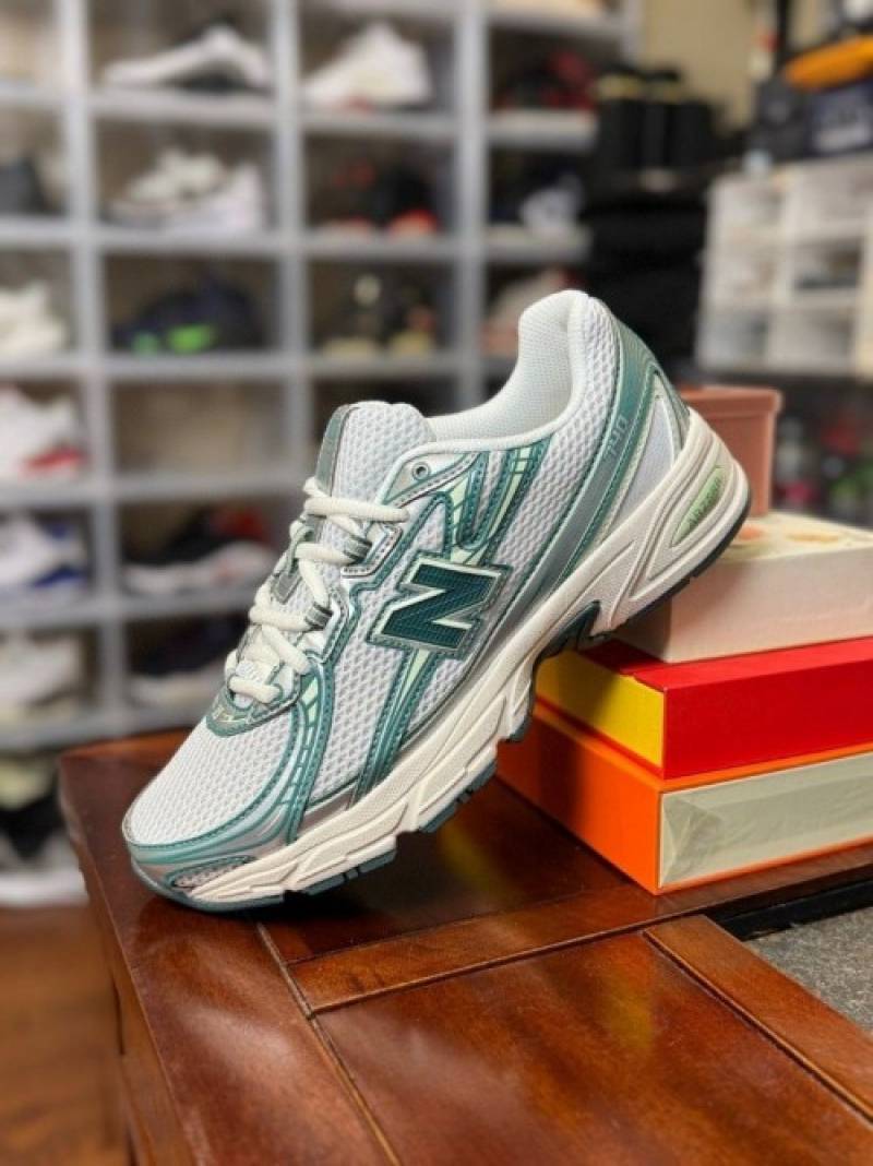 740 Trainers White Marsh Green fresh sale