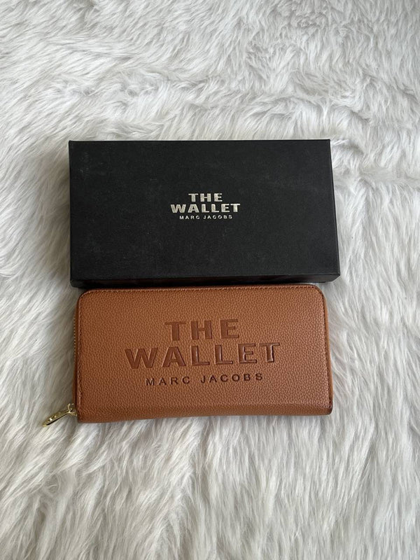 Marc_Jacob_Tan-Brown_Long_Zippy_Wallet_With_OriginalBox