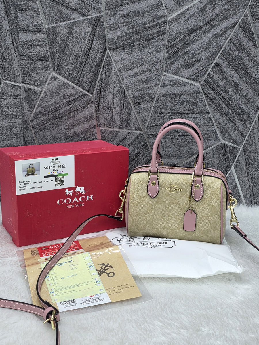 Coach_Rowan_Mini_ApricotPink_With_Original_Box