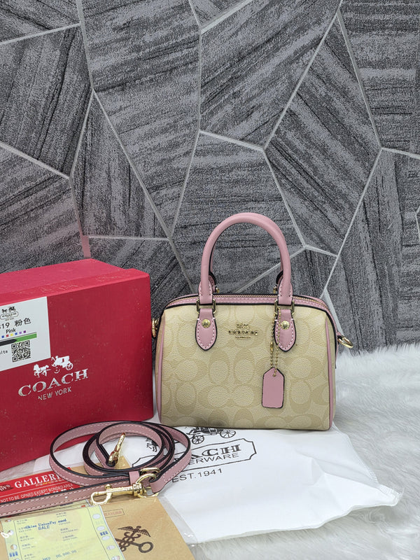 Coach_Rowan_Mini_ApricotPink_With_Original_Box
