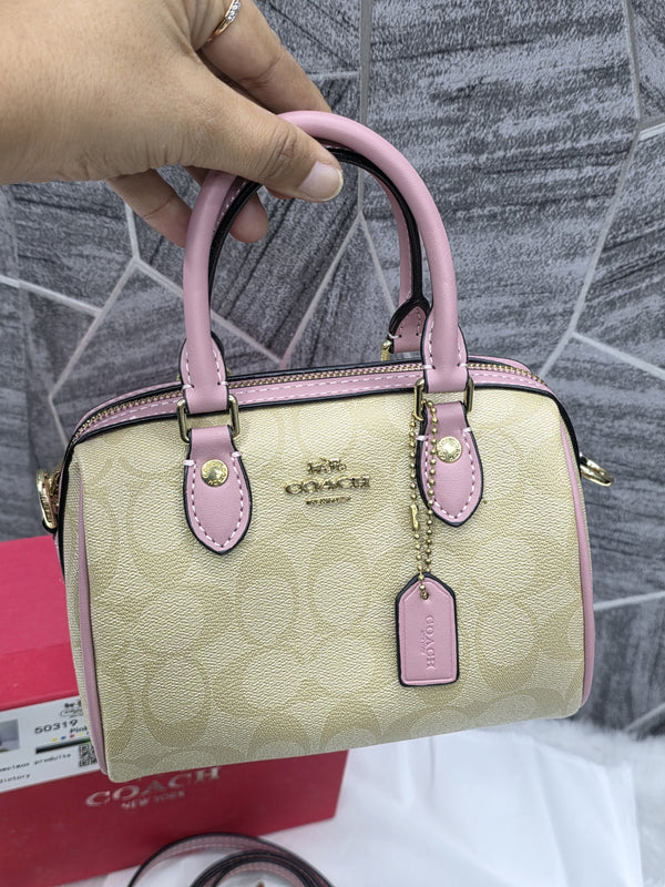 Coach_Rowan_Mini_ApricotPink_With_Original_Box