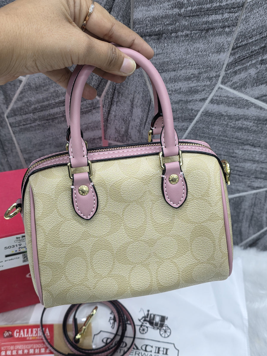 Coach_Rowan_Mini_ApricotPink_With_Original_Box
