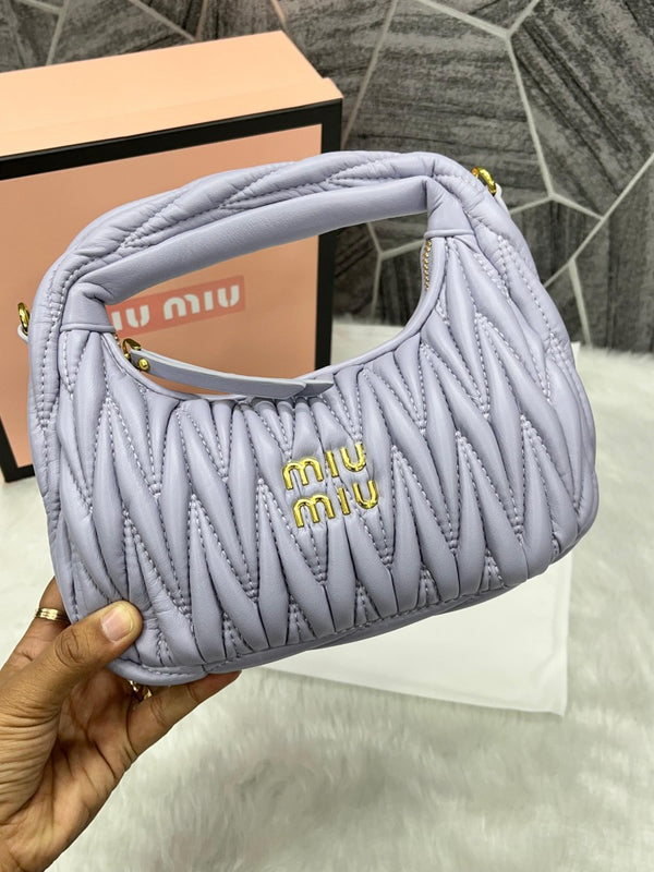 Miu Miu Matelasse Hobo Bag With Original Box Packing
