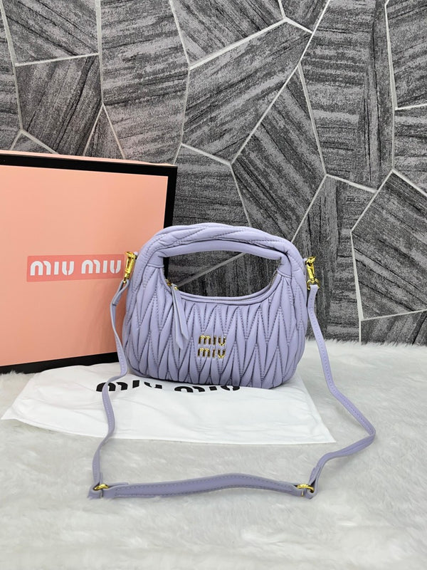 Miu Miu Matelasse Hobo Bag With Original Box Packing