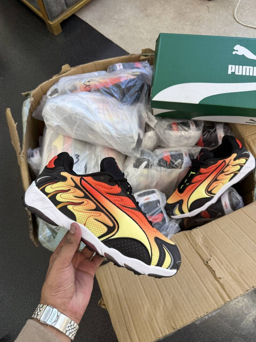 Puma inhale glowing red