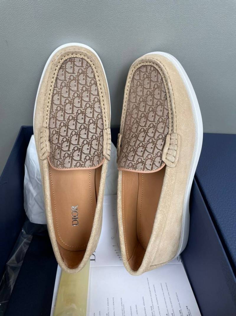 Dioorr Premium Suede Loafer 1350 Beige