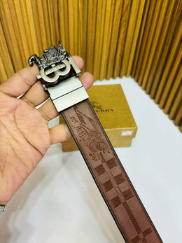 01 BURBERY PREMIUM QUALITY REVERSIBLE BELT