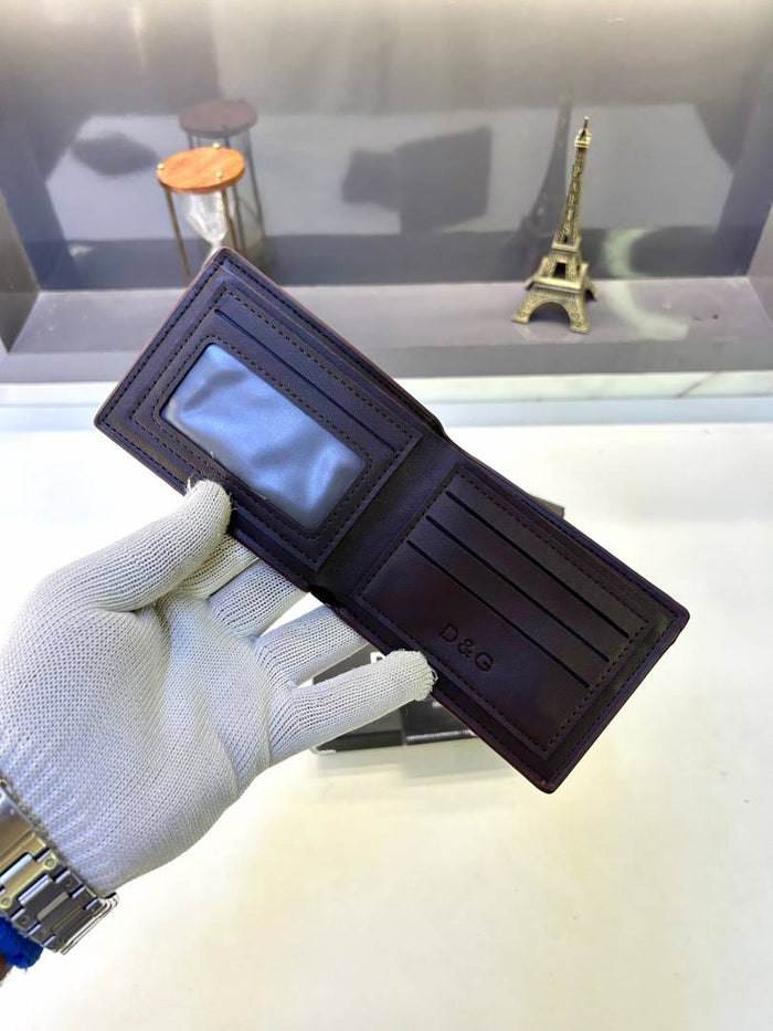 D&G Dolc Brown Premium Quality Wallet Fa 981 style idea