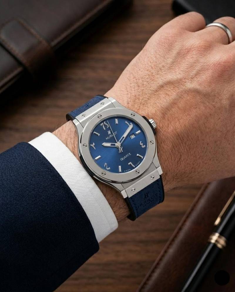 Hublot Classic Fusion Titanium Blue
