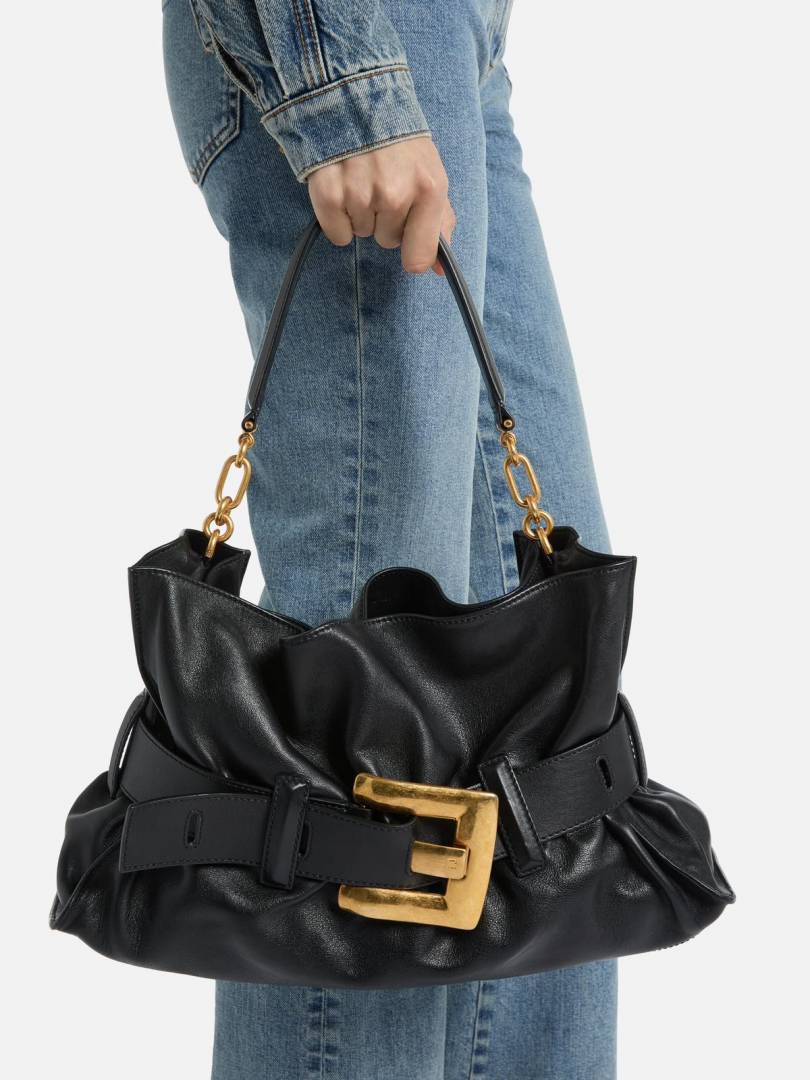 Balmain Medium Anthem Bag In Smooth Leather With DustCover
