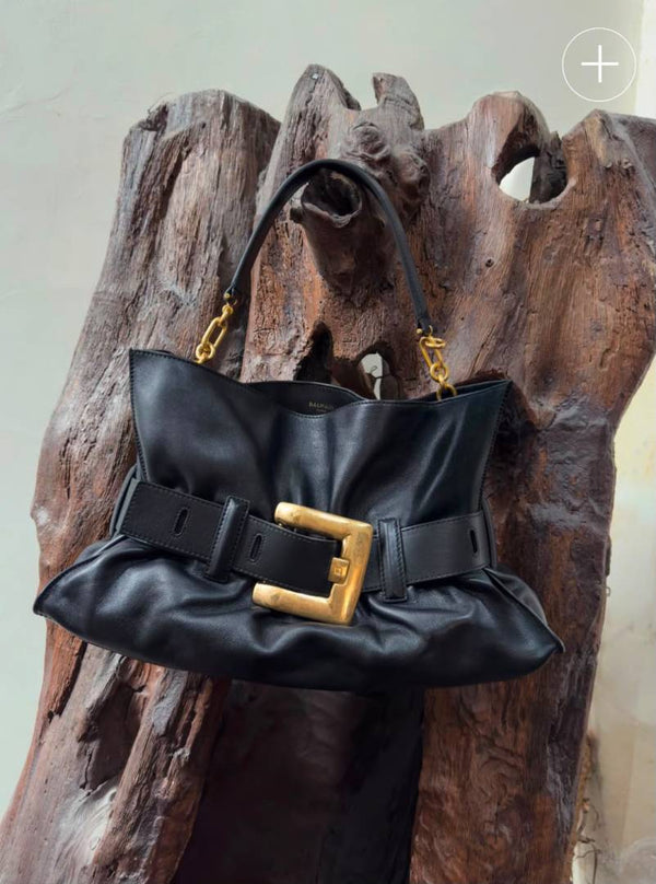 Balmain Medium Anthem Bag In Smooth Leather With DustCover
