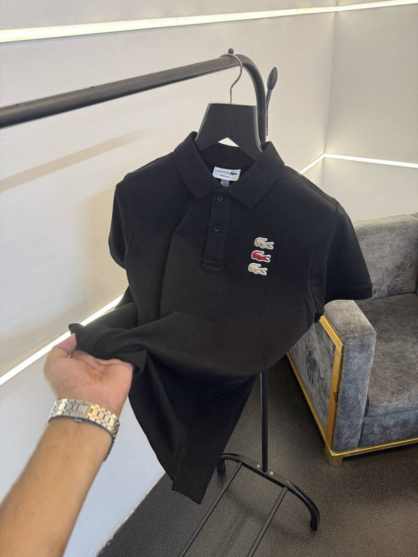 Lacoste Imported polo tshirt black sale