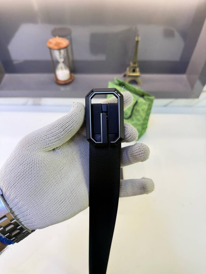 Gucci_Black Silver Belt Fa 1299