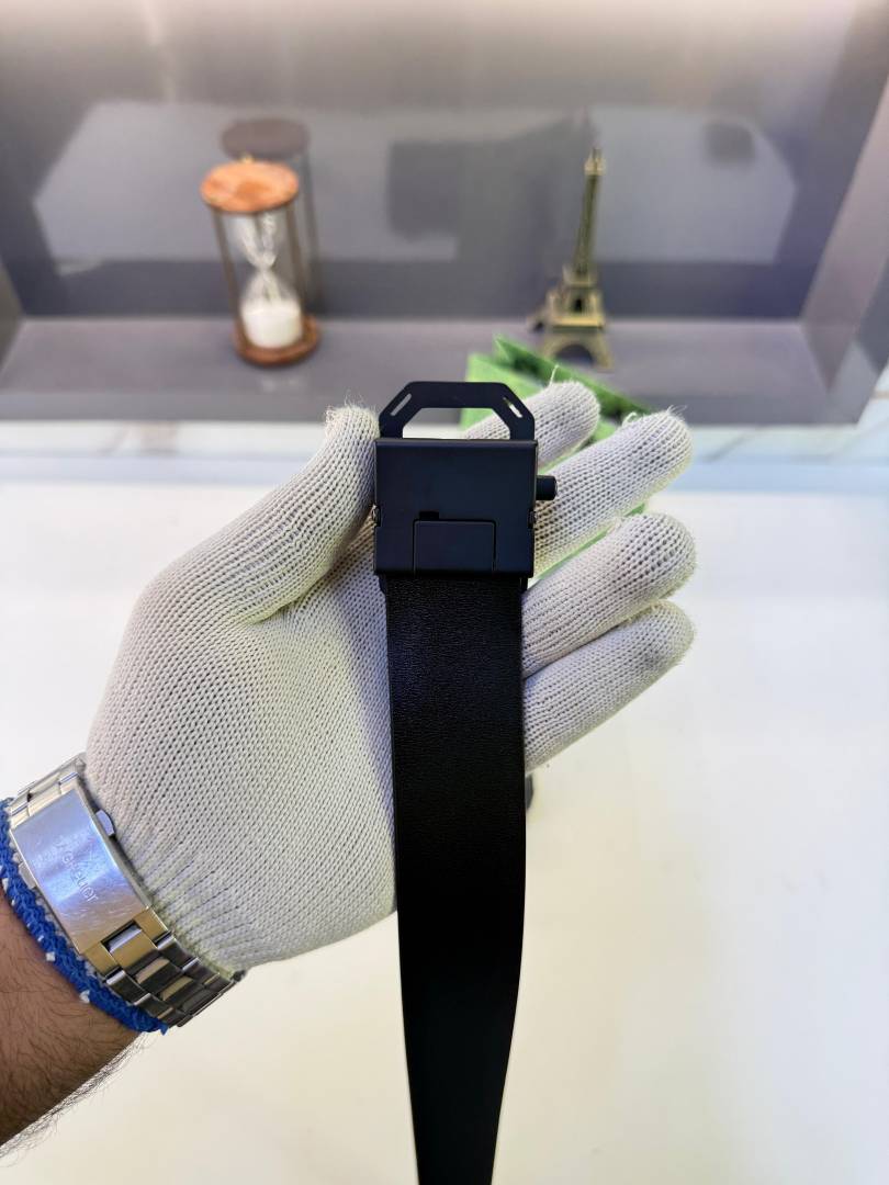 Gucci_Black Silver Belt Fa 1299