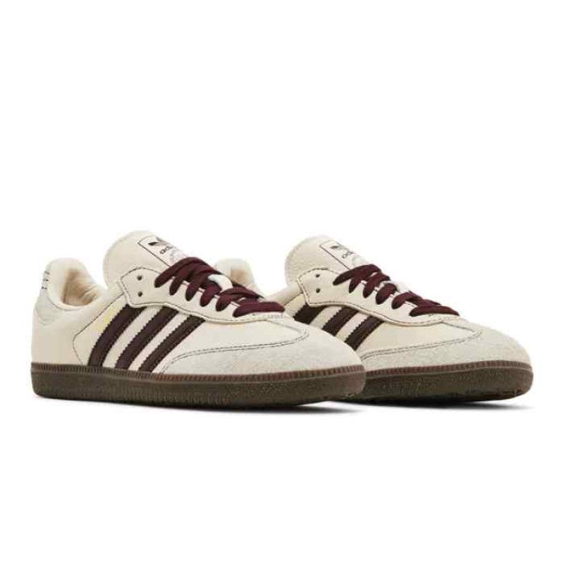 Adidas Samba OG Wonder White Maroon
