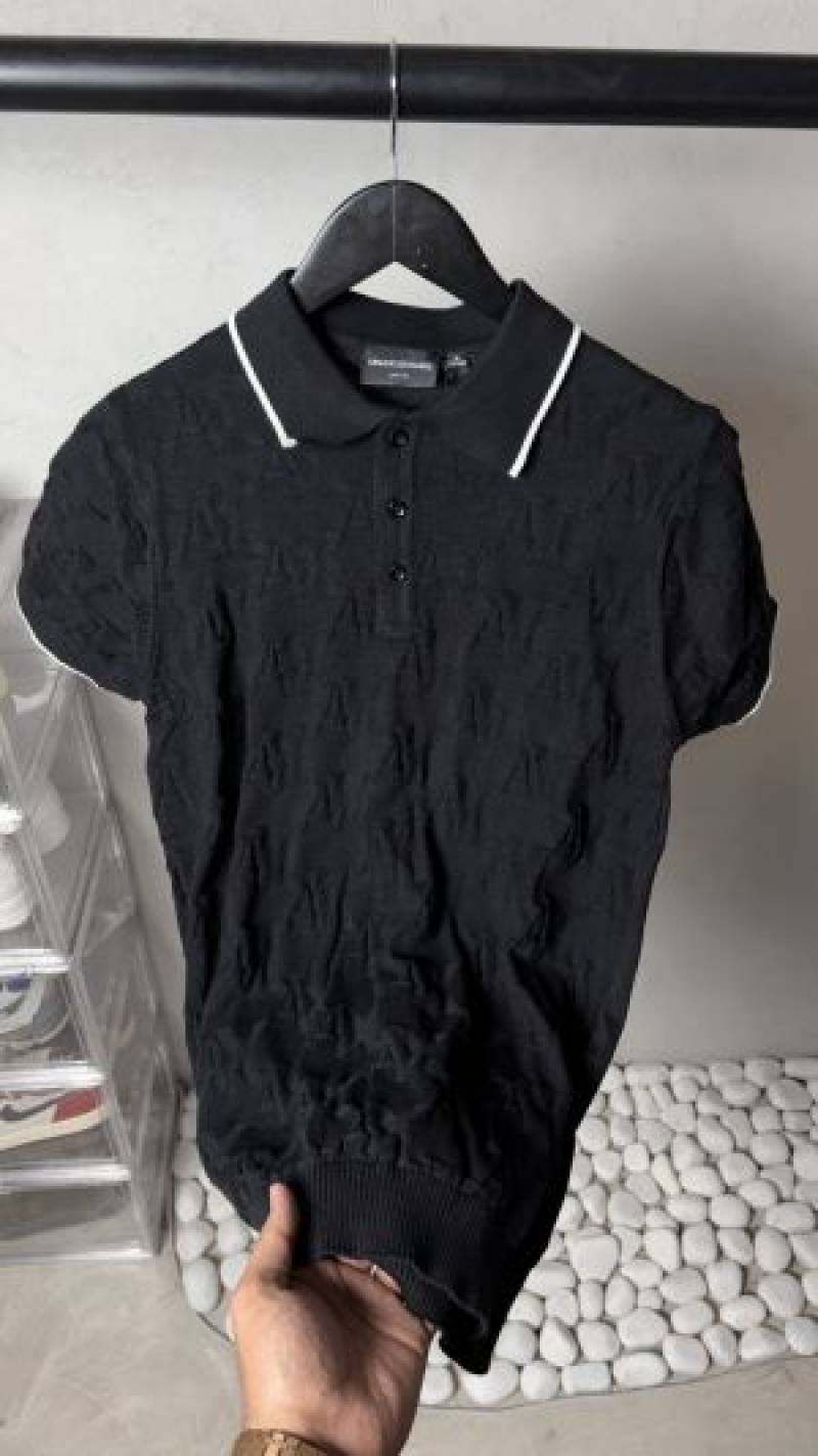 Armani Exchange Premium Knit Polo T Shirt 1576.