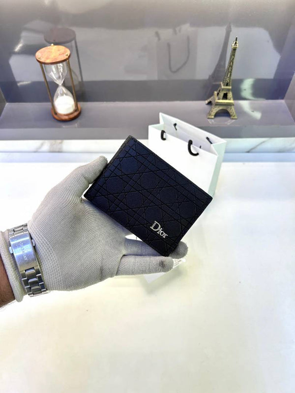 Dior Wallet Black Premium Quality Fa 368