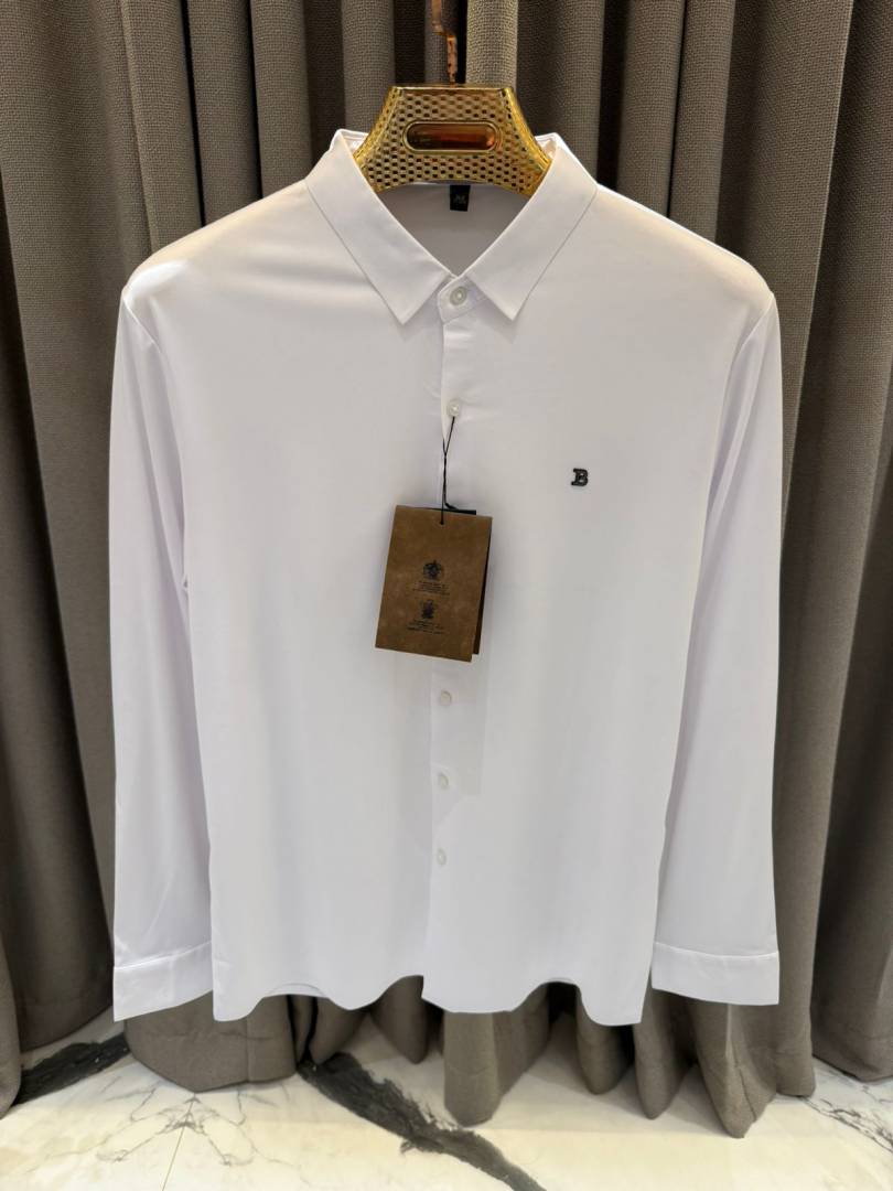 Burberry Japanese Lycra Stichless B Logo White