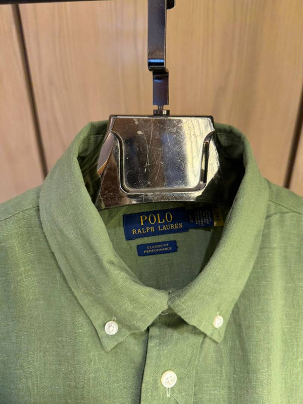 Ralph LAUREN P-OLO IMPORTED STORE ARTICLE SHIRT leelan fabric