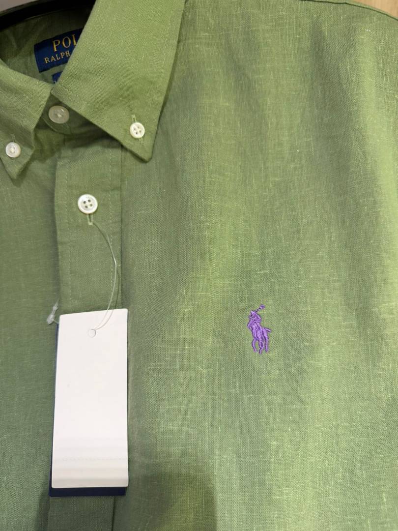 Ralph LAUREN P-OLO IMPORTED STORE ARTICLE SHIRT leelan fabric