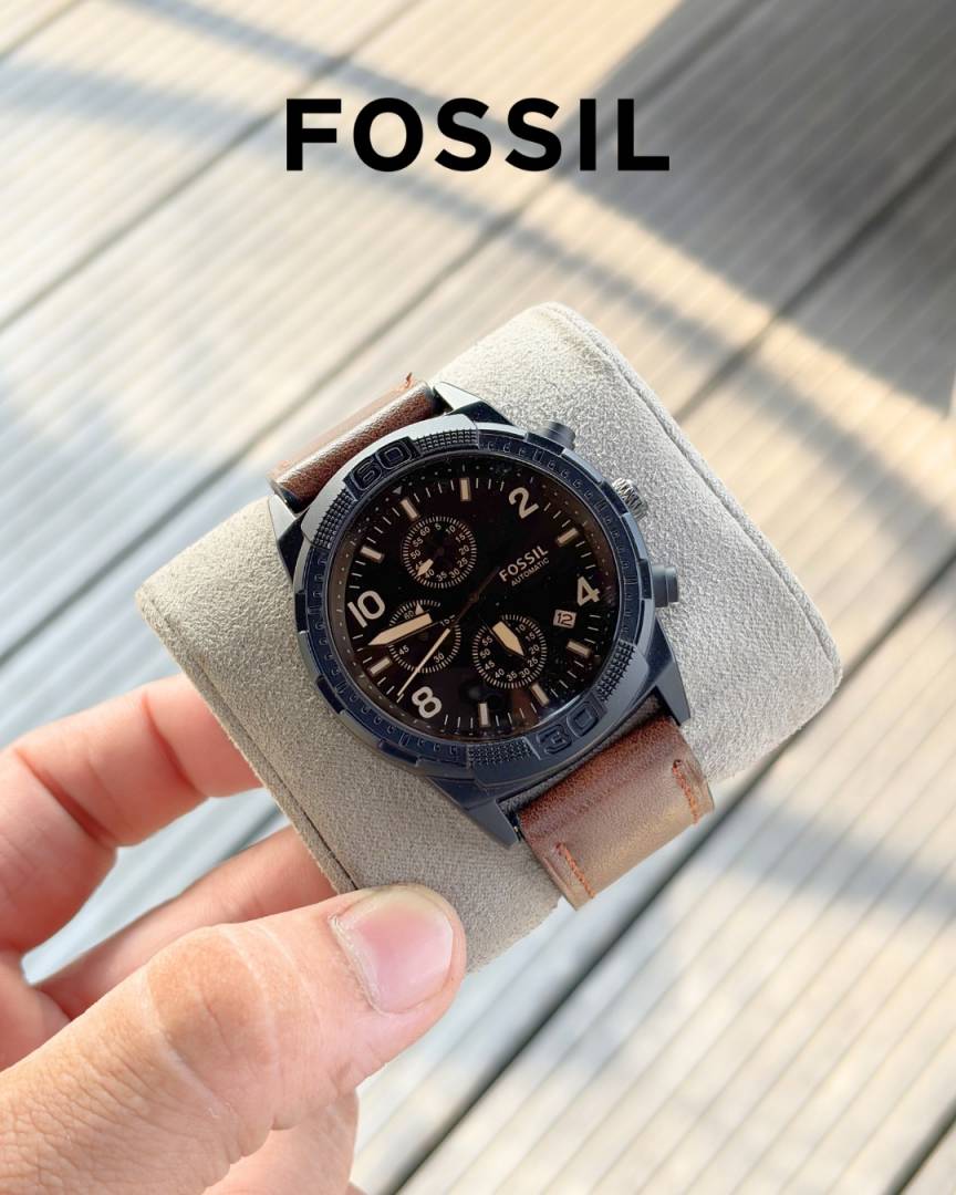 Fossil Bronson Chronograph Luggage Leather
