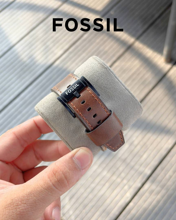 Fossil Bronson Chronograph Luggage Leather