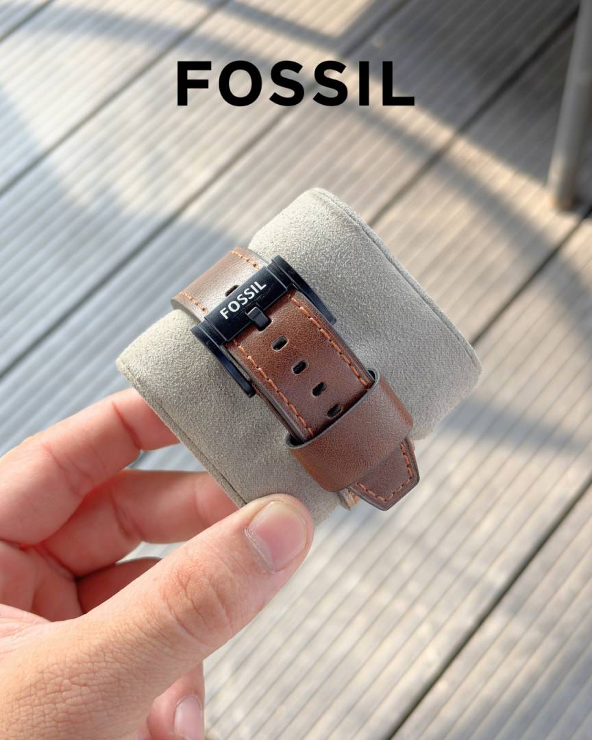 Fossil Bronson Chronograph Luggage Leather