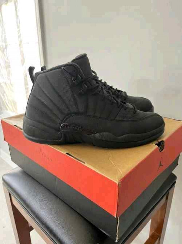 Nike Air Jordan Retro 12 Winterized Triple Black 159