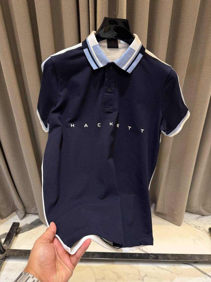 Hackett Middle Brand Logo Polo T-shirt