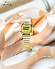 Casio Womens Vintage LA670 GOLD
