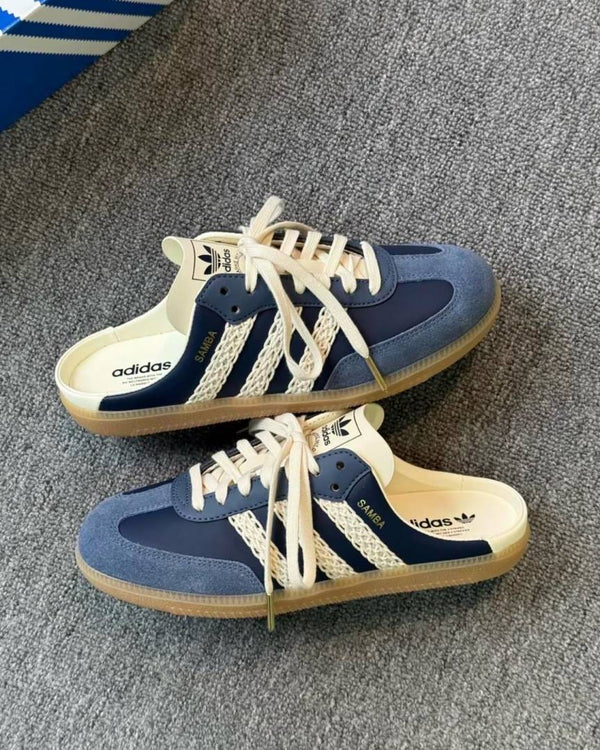 Adidas Samba Mule Navy blue For mens