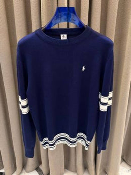 lauuren imported trending sweater navy blue