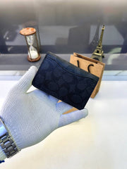 Coach Card Holder Black Fa 873