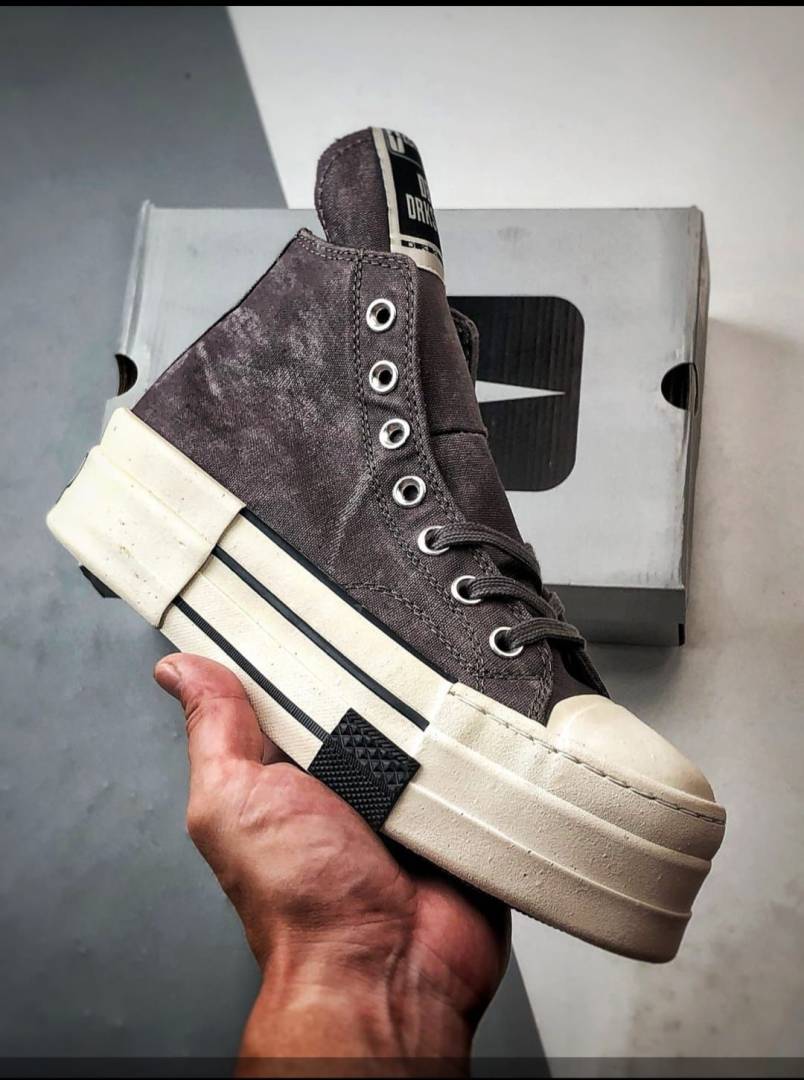 Converse DRKSTAR CHUCKS TYLOR ALL STAR RICK OWENS OVERDYE CONCRETE