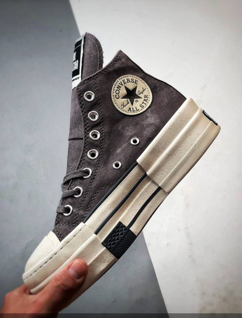 Converse DRKSTAR CHUCKS TYLOR ALL STAR RICK OWENS OVERDYE CONCRETE