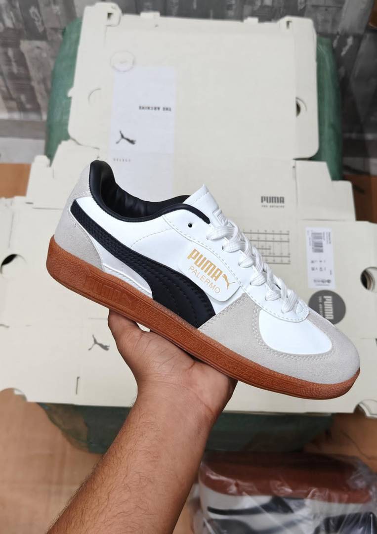 puuma Palermo White Black For mens