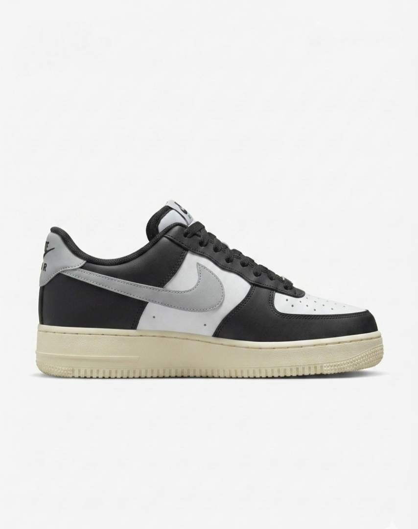 Nike AIRFORCE 1 LOW WHITE LIGHT SILVER COCONUT MILK BLACK