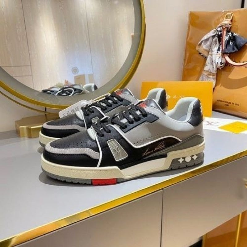 Louis Vuitton Trainer sneaker Grey Black 201 sale