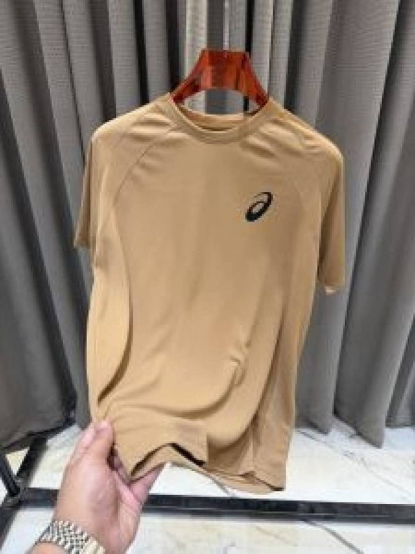 Asics Premium Store Article Round Neck Tshirt Brownish