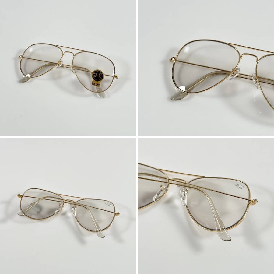 RB Aviator 3026 Gold Day Night Colour Changing