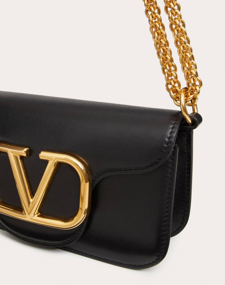 Valentynoo VLogo Black Small ShoulderBag With OriginalBox DustCover